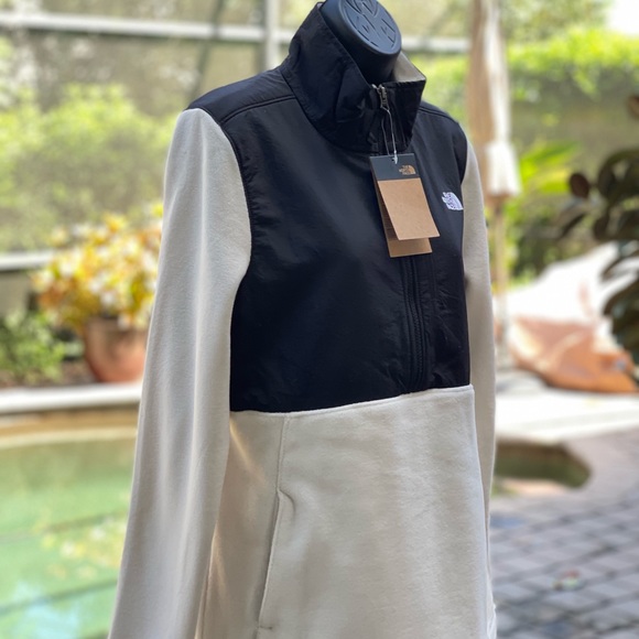 NORTH FACE WOMENS CANDESCENT PULLOVER WHITE/BLACK - Picture 2 of 8